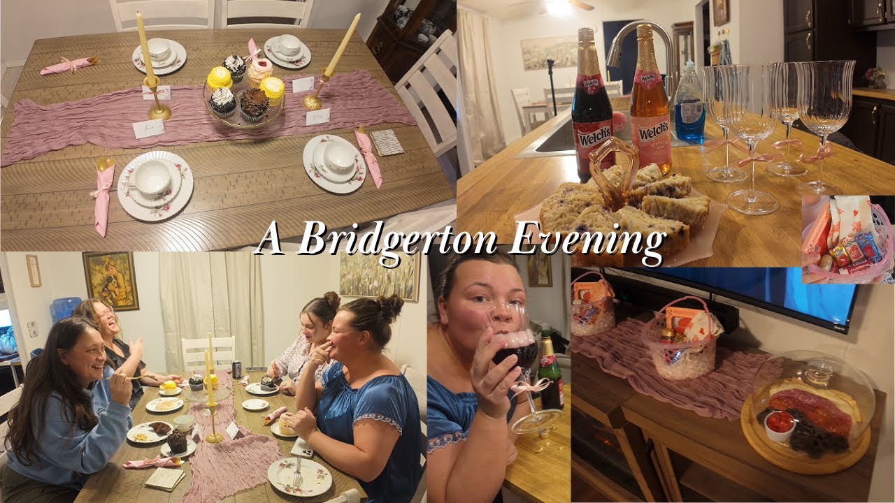 I Hosted a Bridgerton Watch Party & It Was So Cozy