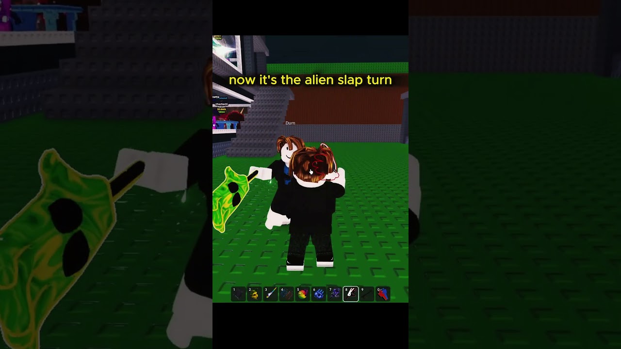 New Yin Yang Slap Vs Alien Slap: Which Slap is Better? #roblox #stealabrainrot #zarooratrishta