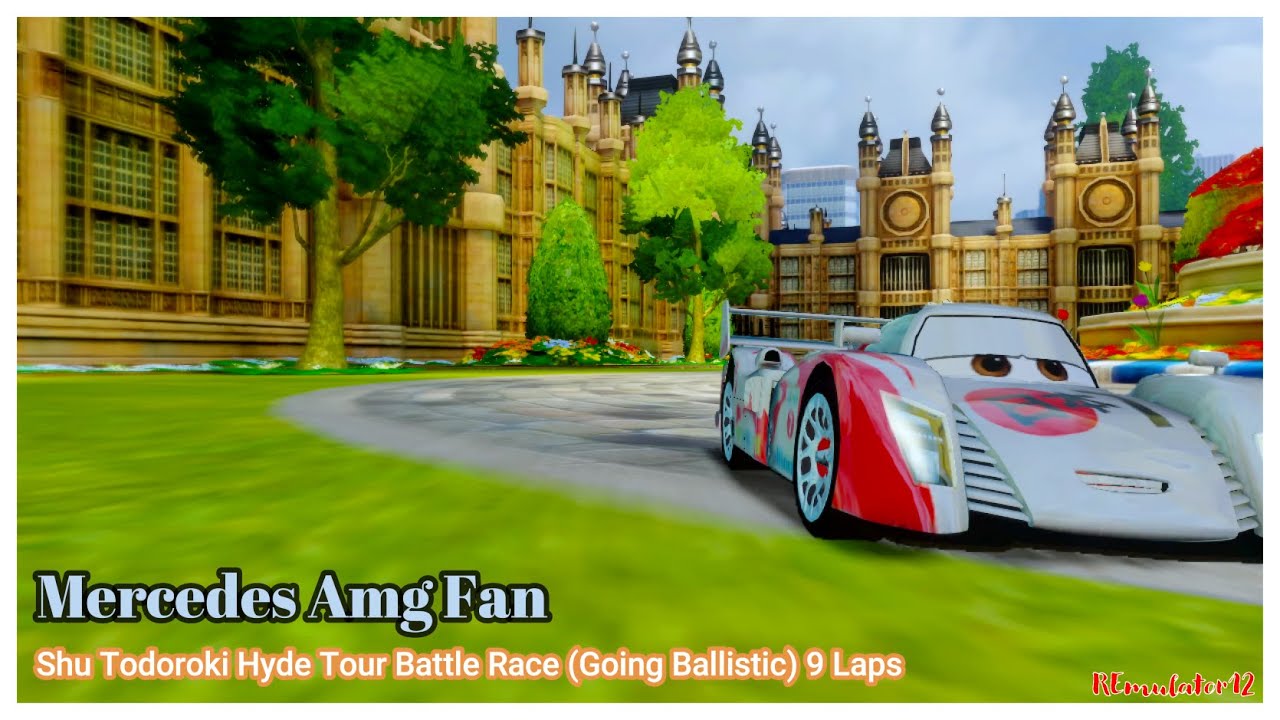 Cars 2 The Video Game | Shu Todoroki - Battle Race (Going Ballistic) | Hyde Tour 9 Laps