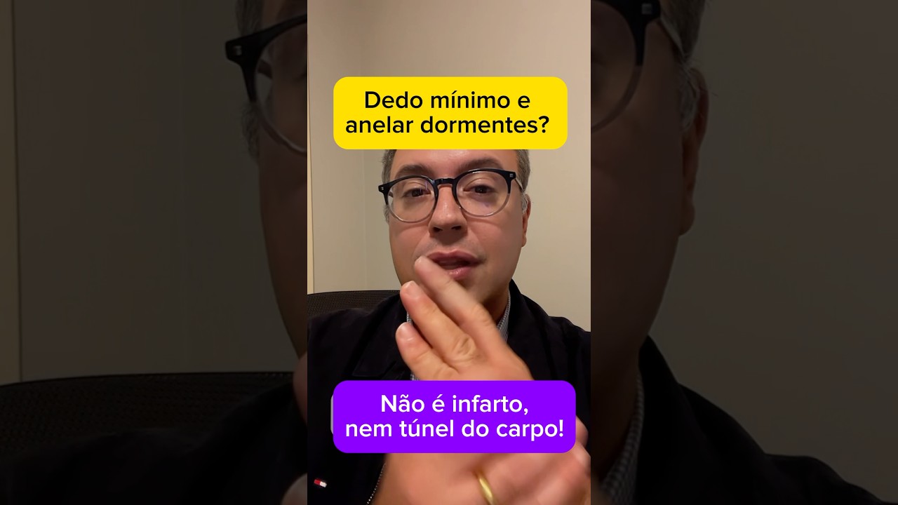 Dorm&ecirc;ncia nos dedos m&iacute;nimo e anelar? N&atilde;o &eacute; infarto, nem t&uacute;nel do carpo!