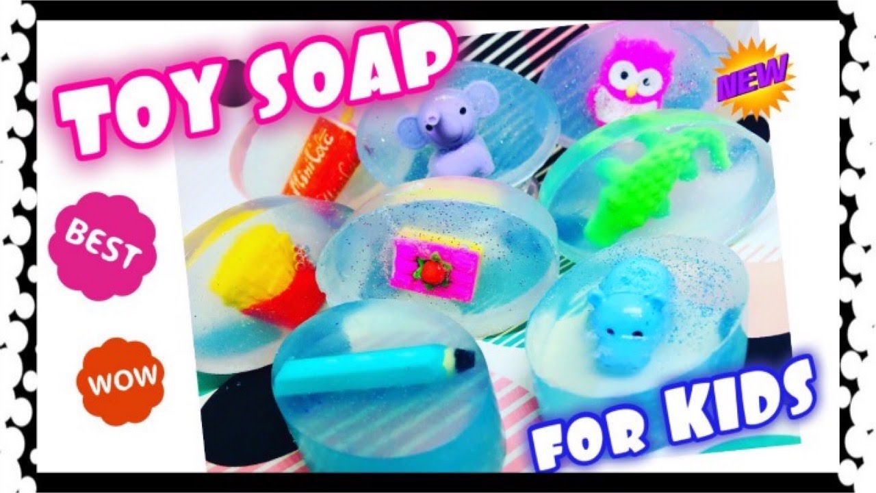 HOW TO MAKE A TOY SOAP FOR KIDS- using melt and pour 🧩🎲