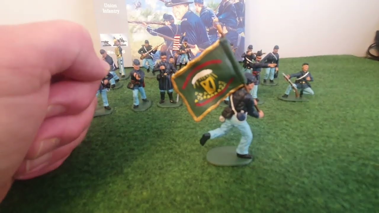 Imex Union Infantry 1/32 Painted