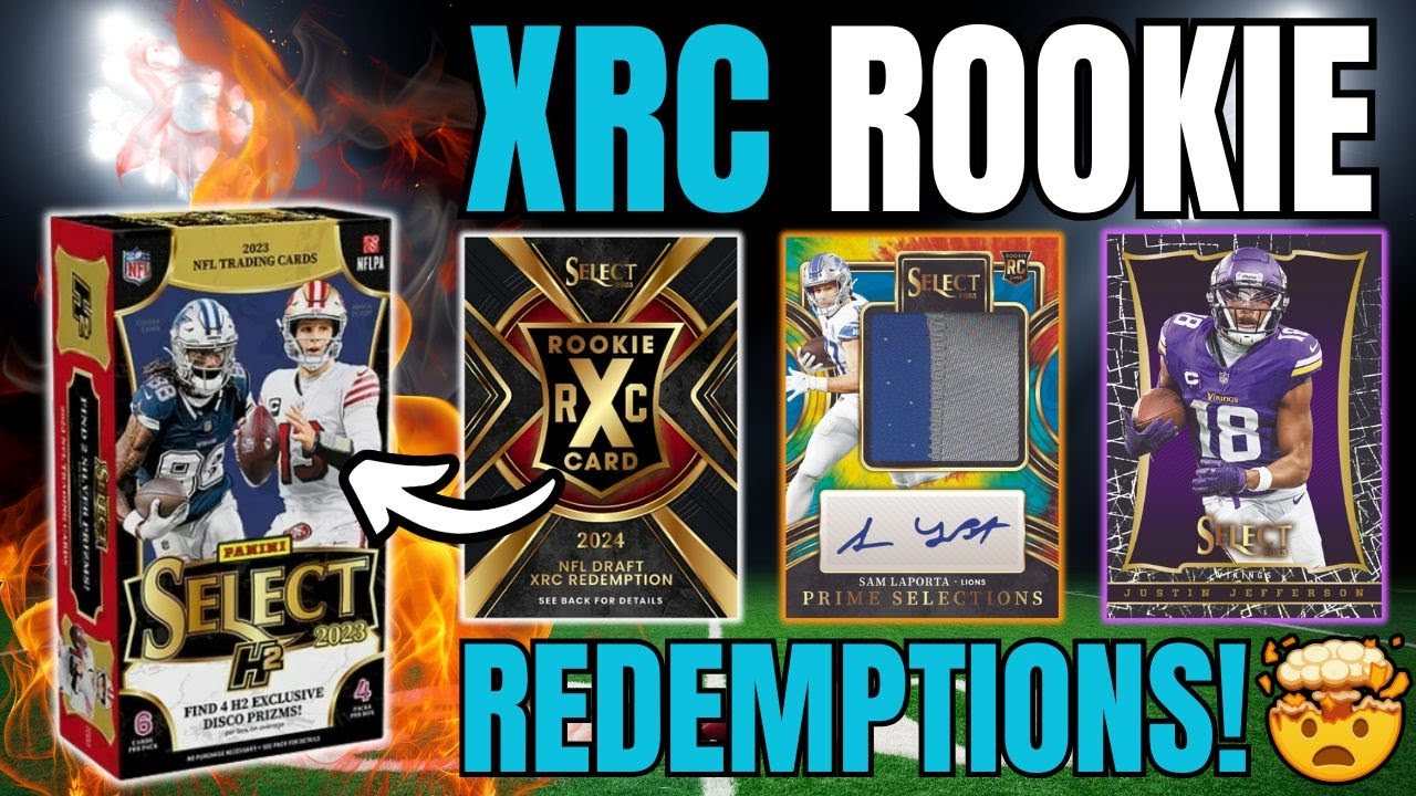 XRC Rookie Redemption Hunt! 2023 Select Football H2 Hobby Box Rip!🔥🏈