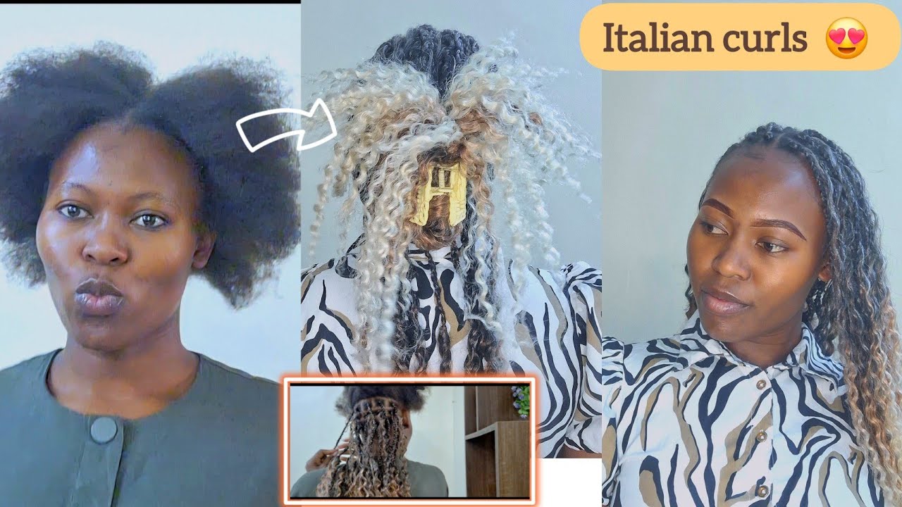 🔥HOW TO DO Italian Curls ON NATURAL HAIR| Easy & Detailed #italiancurls #braidhairstyles