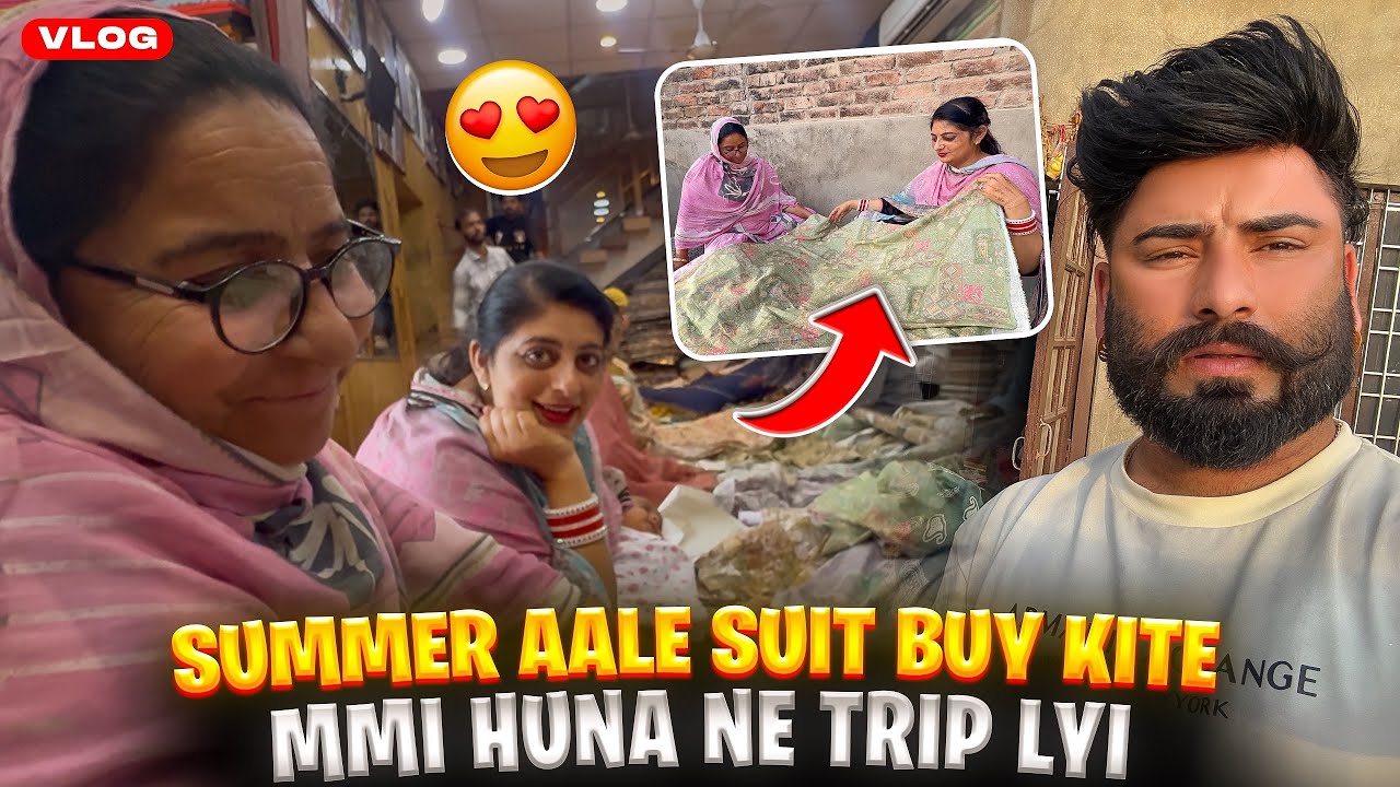 Garmiya Aale Suit Buy Kite Mmi Huna Ne😍||DaakuVlogs 