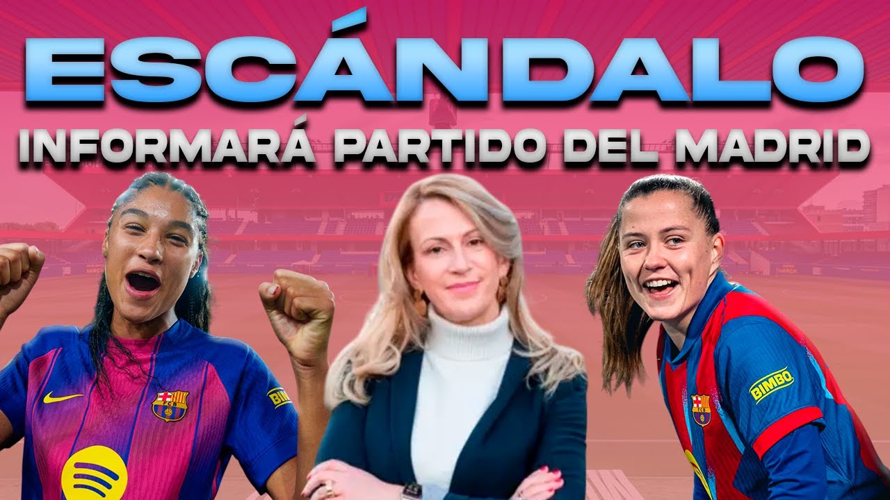 😡 ESCÁNDALO DESCARADO: YOLANDA PARGA INFORMARÁ PARTIDO DEL MADRID | SYDNEY, PINA Y SUPERCOPA