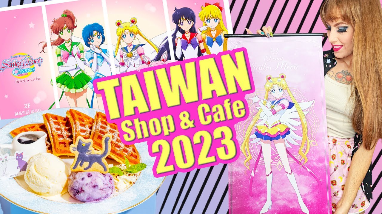 HUGE Shopping Haul from Sailor Moon Cosmos Shop & Cafe in Taiwan