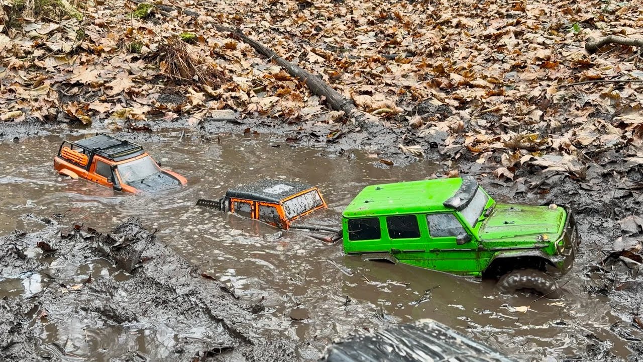 Жесткий RC гряземес! RC crawler трофи в Измайлово 17.11.2024