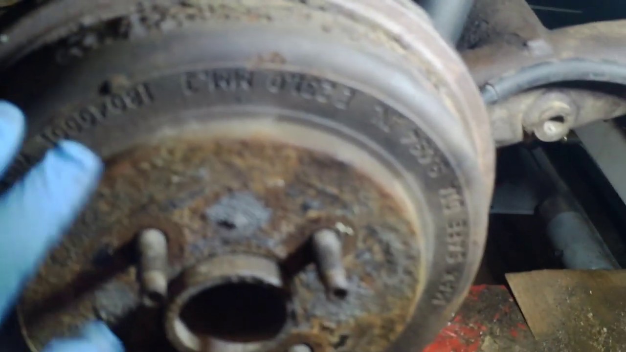 Saturn Ion rear brakes, removal and replacement w/o special tool