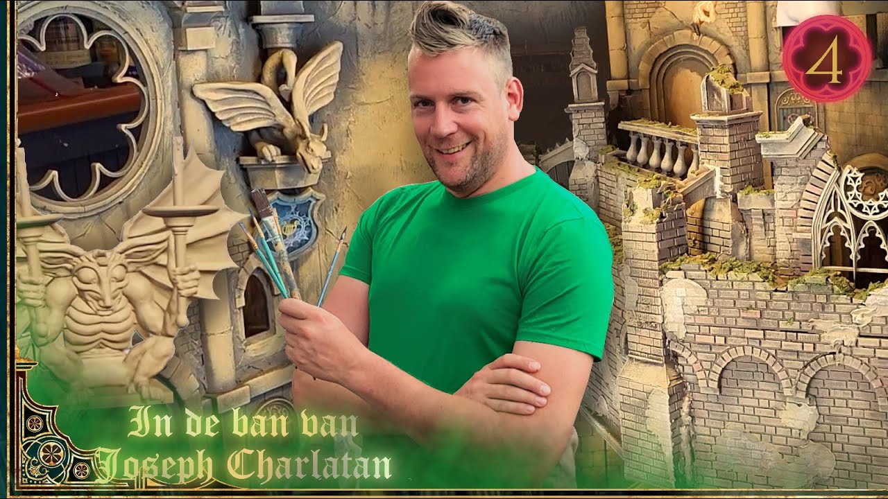 Bouwen Danse Macabre Joseph Charlatan Deel 4 Efteling ► EMIEL SCHAAP ◄ 3Dprinten modelleren