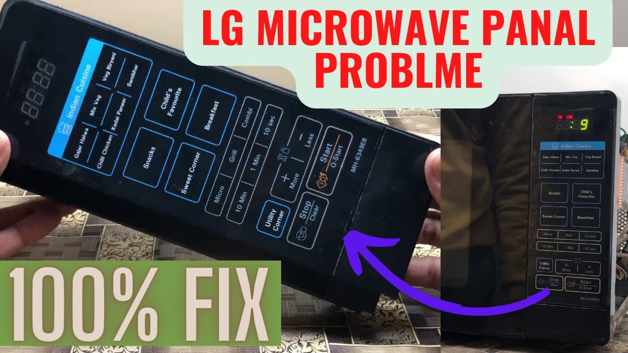 Touchpad Microwave not working | LG Microwave buttons not working | Microwave touch repair #ThinkAny