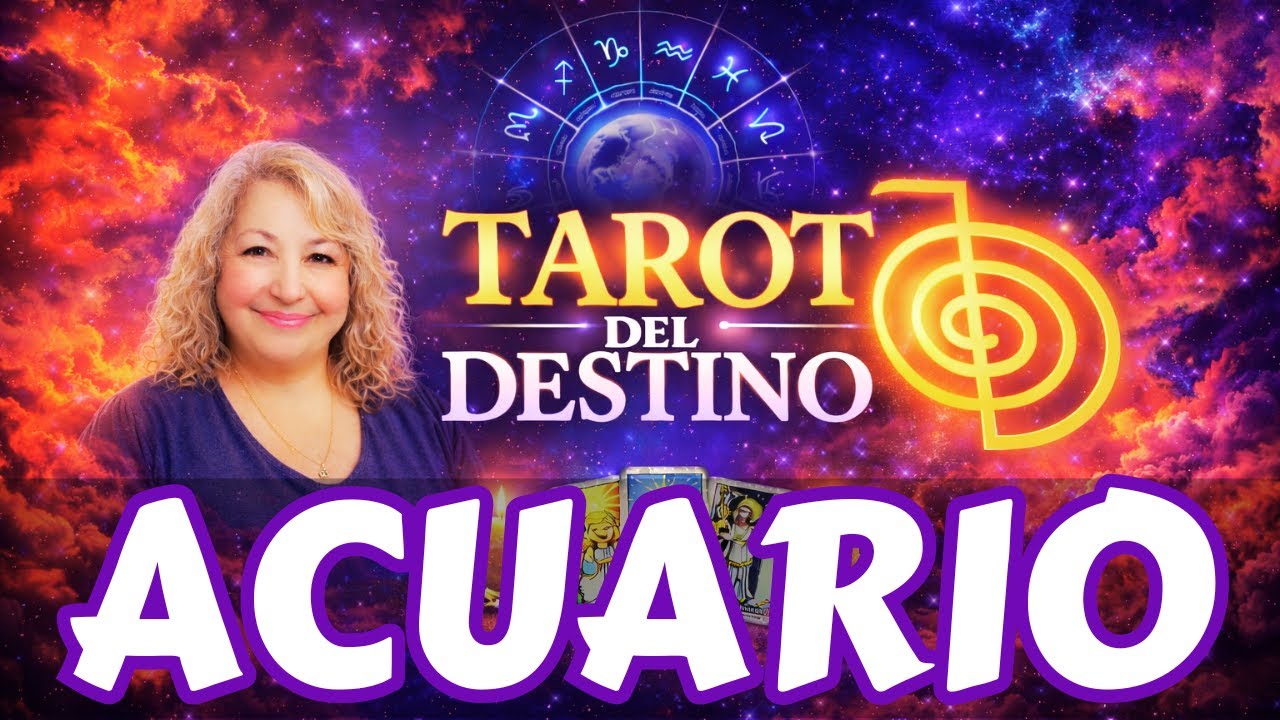 ACUARIO: TODO CAMBIA A TU FAVOR | FELICIDAD REAL | Tarot del Destino #acuario