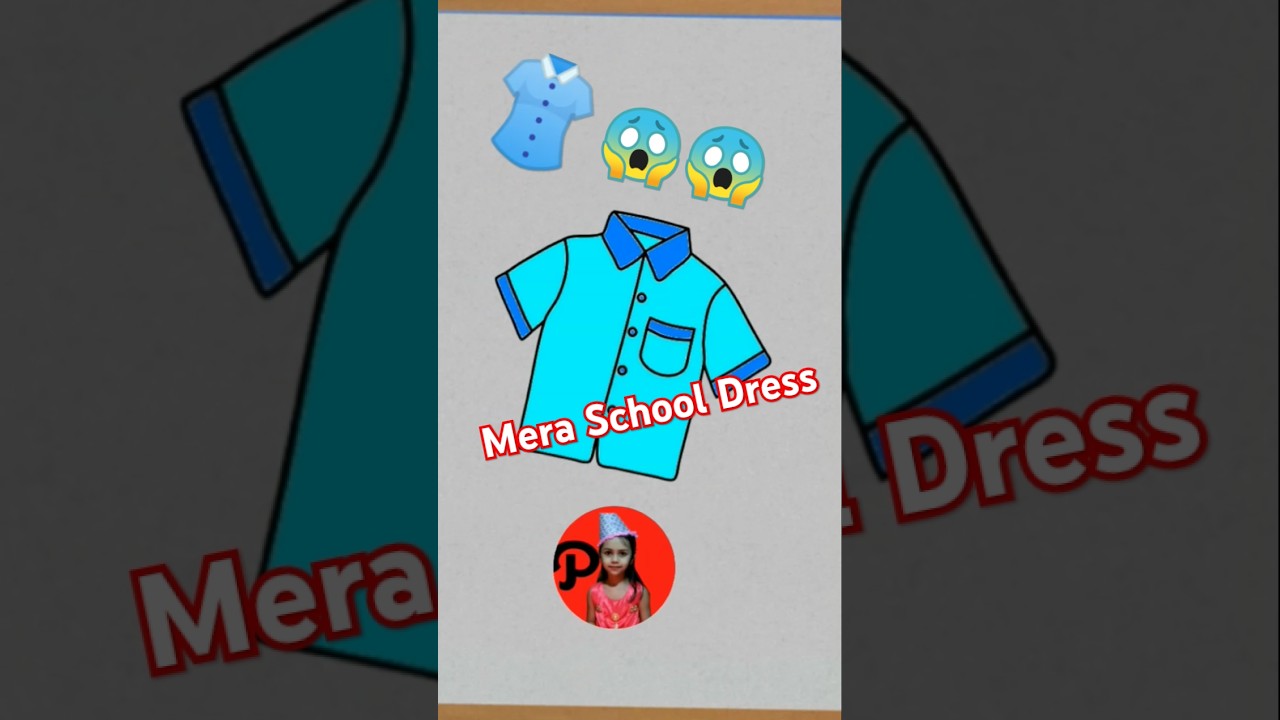 How to draw School Uniform 👔#art easy and cute drawing for kids and toddlers #shorts #ytshort