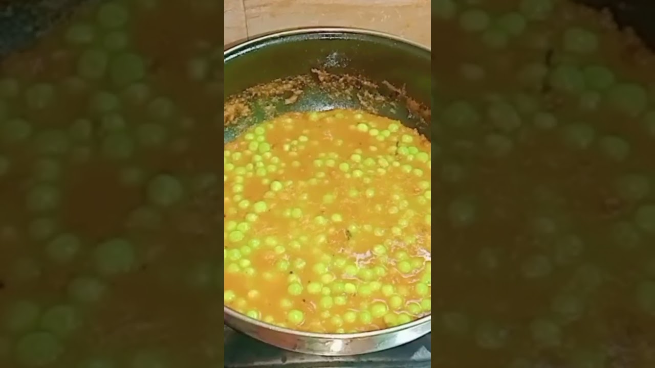 aalu mutter recipe #homemade #short video #manju food