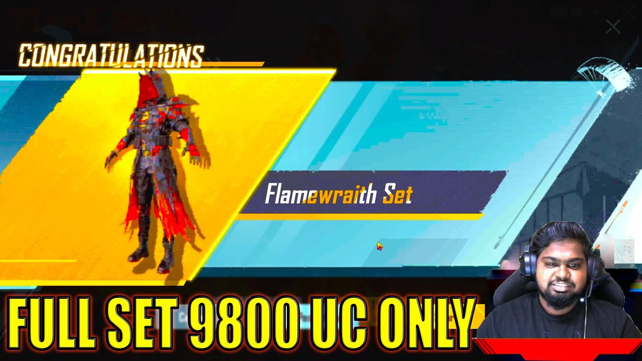 Flame Devil Crate Opening 🔥 Flame Wraith Set Crate Opening  Full Set 9800 UC Only 😱