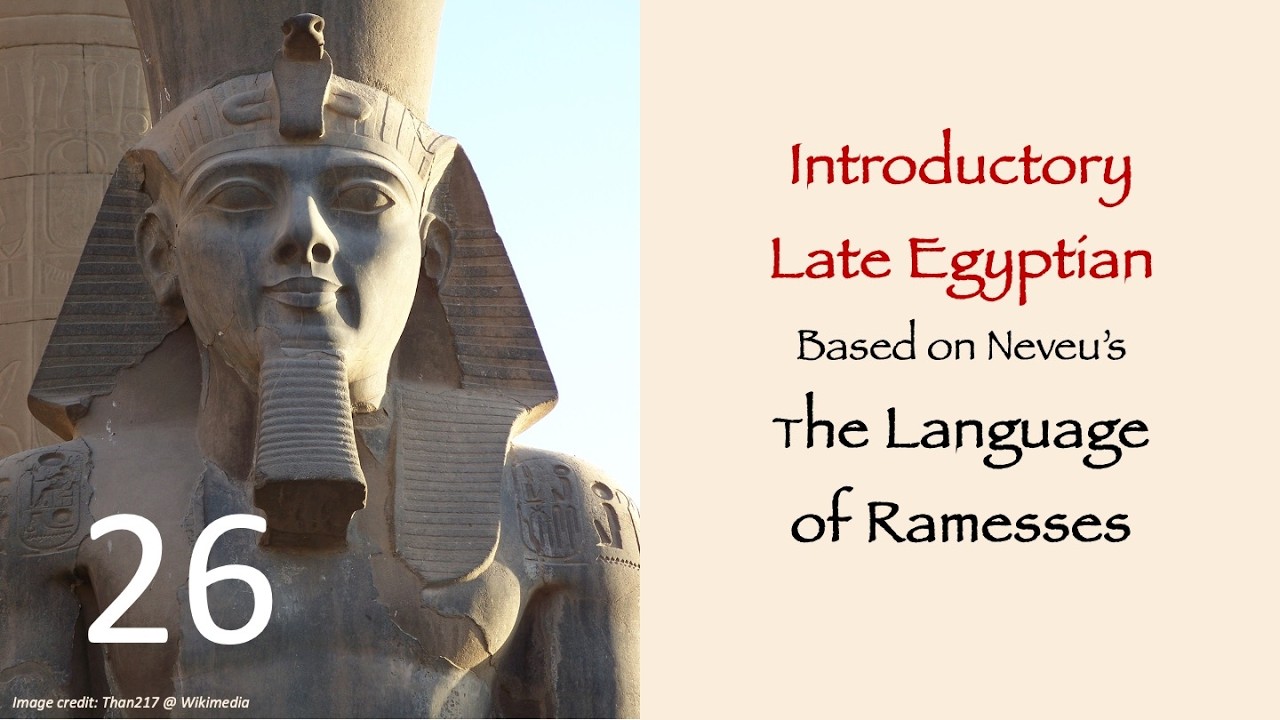 Language of Ramesses 26 - More on the Prospective
