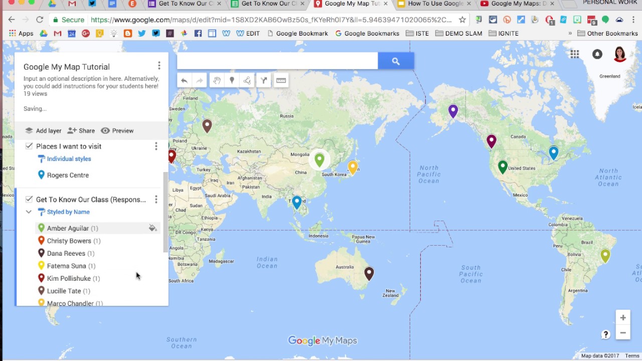 Google My Maps: Importing Data (Part 11)
