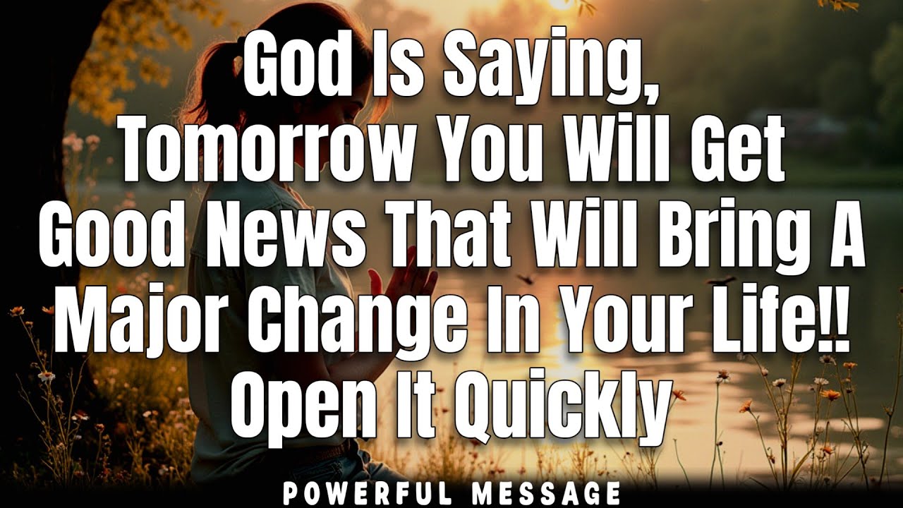 Завтра вы получите хорошие новости..😲🎁 Божье послание сегодня | Божье послание для вас