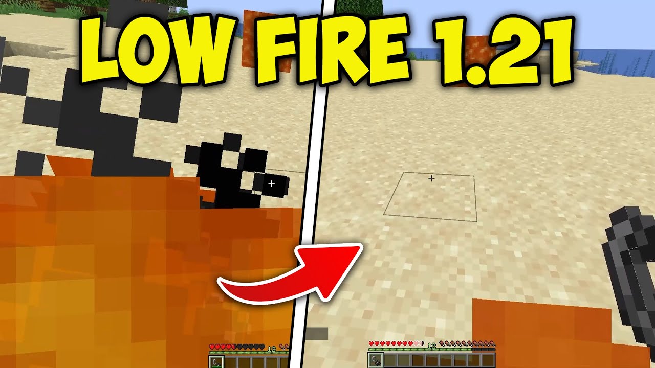 How to Download and Install the Low Fire Resource Pack in Minecraft 1.21.