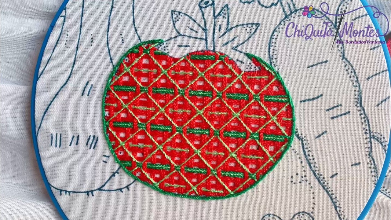 Bordado Jitomate 2 #bordado #embroidery #tutorial