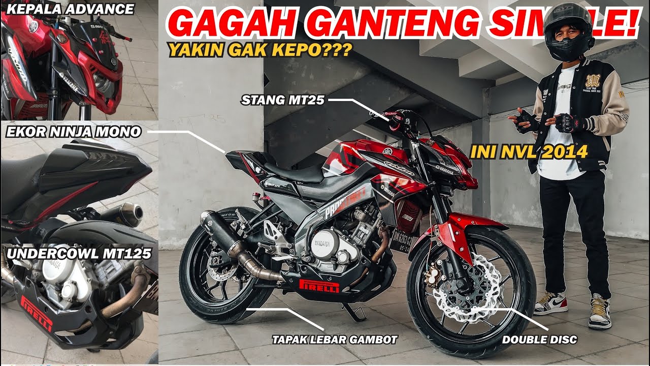 MODIFICATION REVIEW VIXION LIGHTNING 2014 GAGAH GANTENG! 