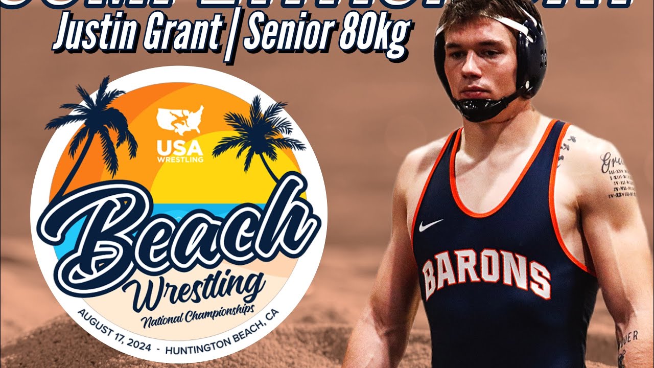2024 USA Beach Wrestling Senior Nationals | Justin Grant (FL) | 80kg Finals 2/2