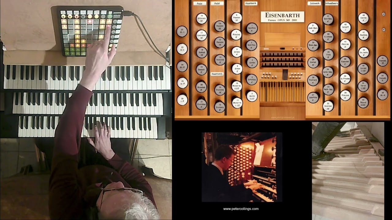 Organ Improvisation 'Toccata Agitato',  Peter Collings - #hauptwerk  #organmusic  #improvisation
