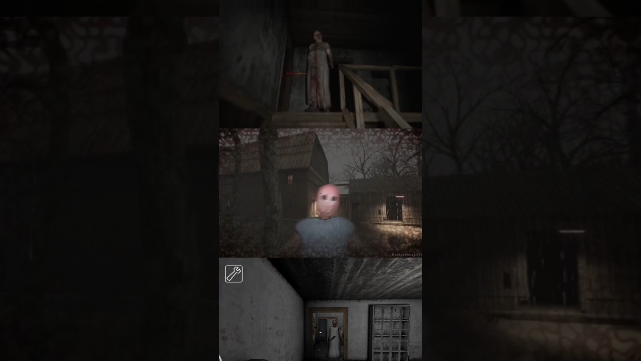 granny escape together vs granny remake 3.5 vs granny 1.8 #shorts #shortsvideo #dvloper