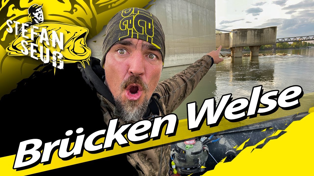 BRÜCKEN WELSE !! | Hier verstecken sich die größten FISCHE !! | Welsangeln am Brückenpfeiler