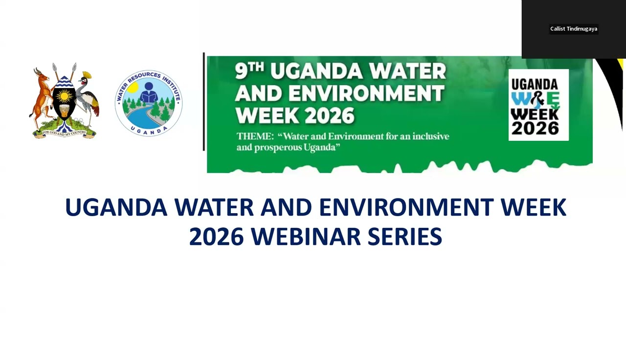 First Webinar Water and Environment for an inclusive and prosperous Uganda