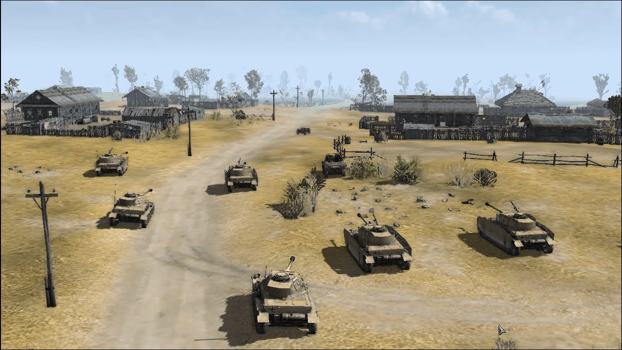 German Tank Assault On Soviet Village - Call to Arms - Gates Of Hell: Ostfront