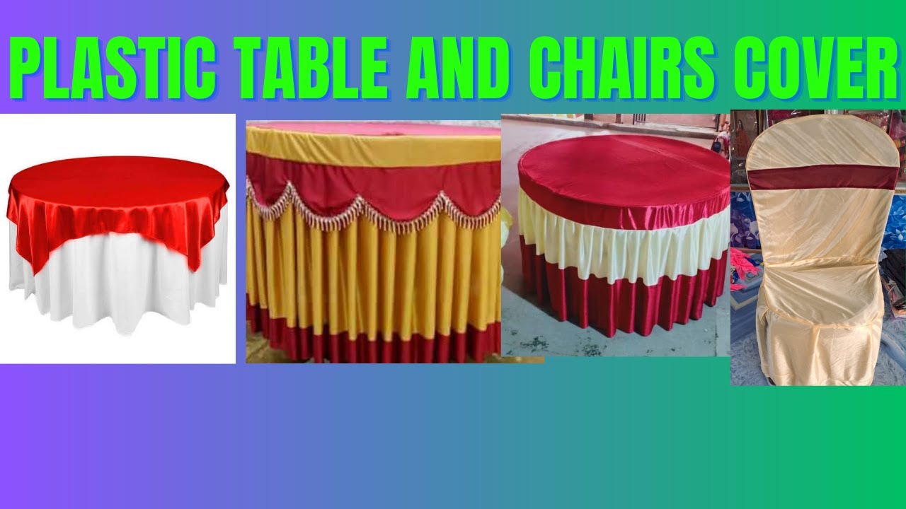 ♨️♨️Best plastic table and chairs cover