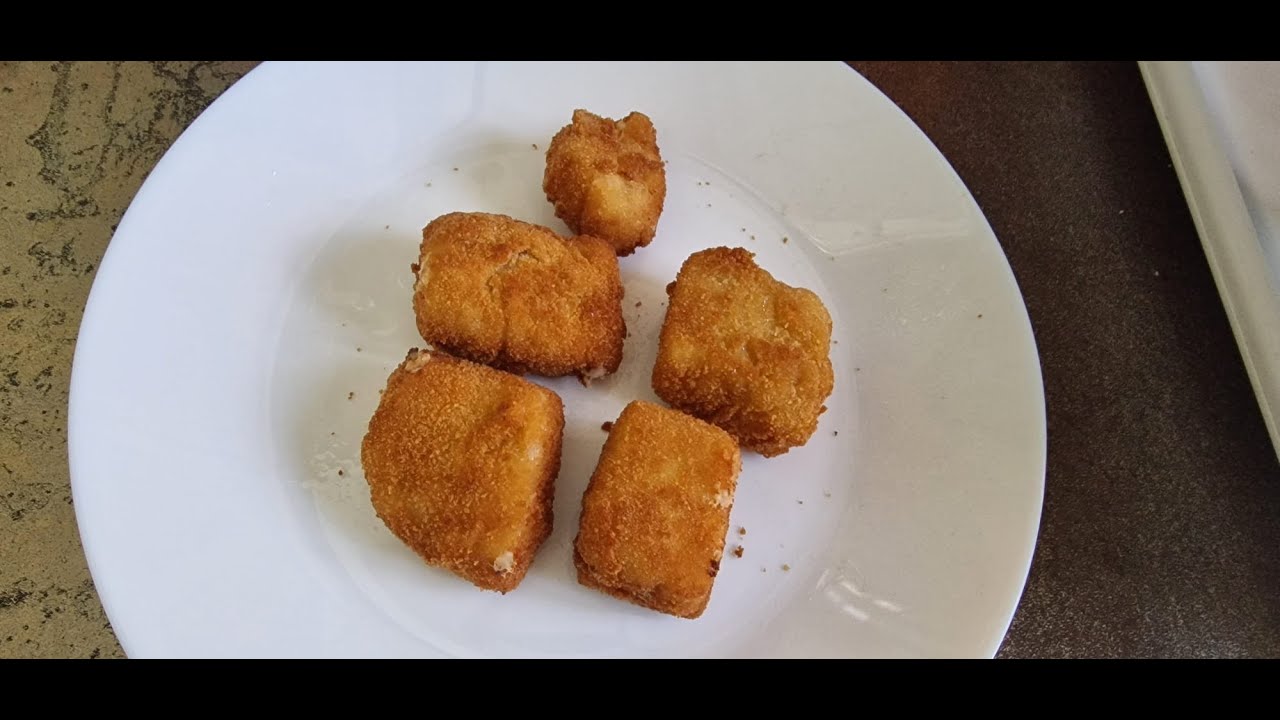 croquetas de langostinos  que sobraron hechas de forma mas rápida