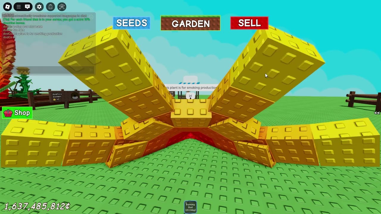 burning bud showcase