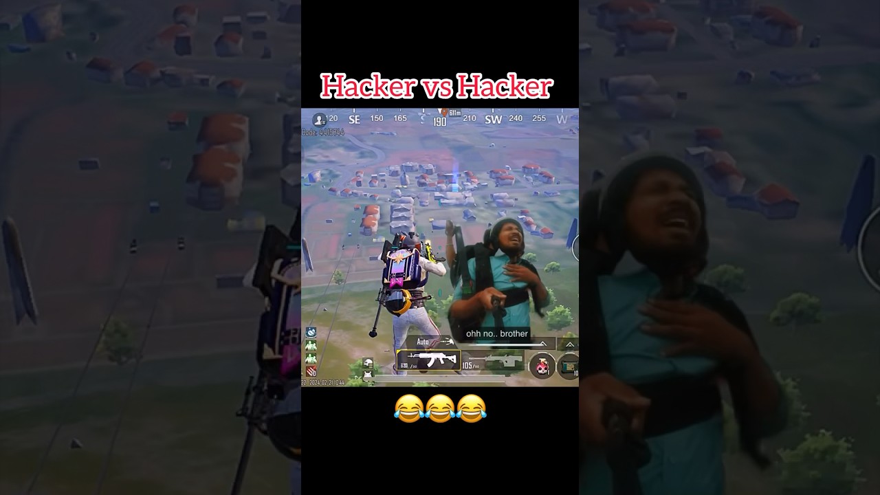 Hacker vs Hacker 😂😂😂#darugaming08#bgmi#pubgmobile#shorts