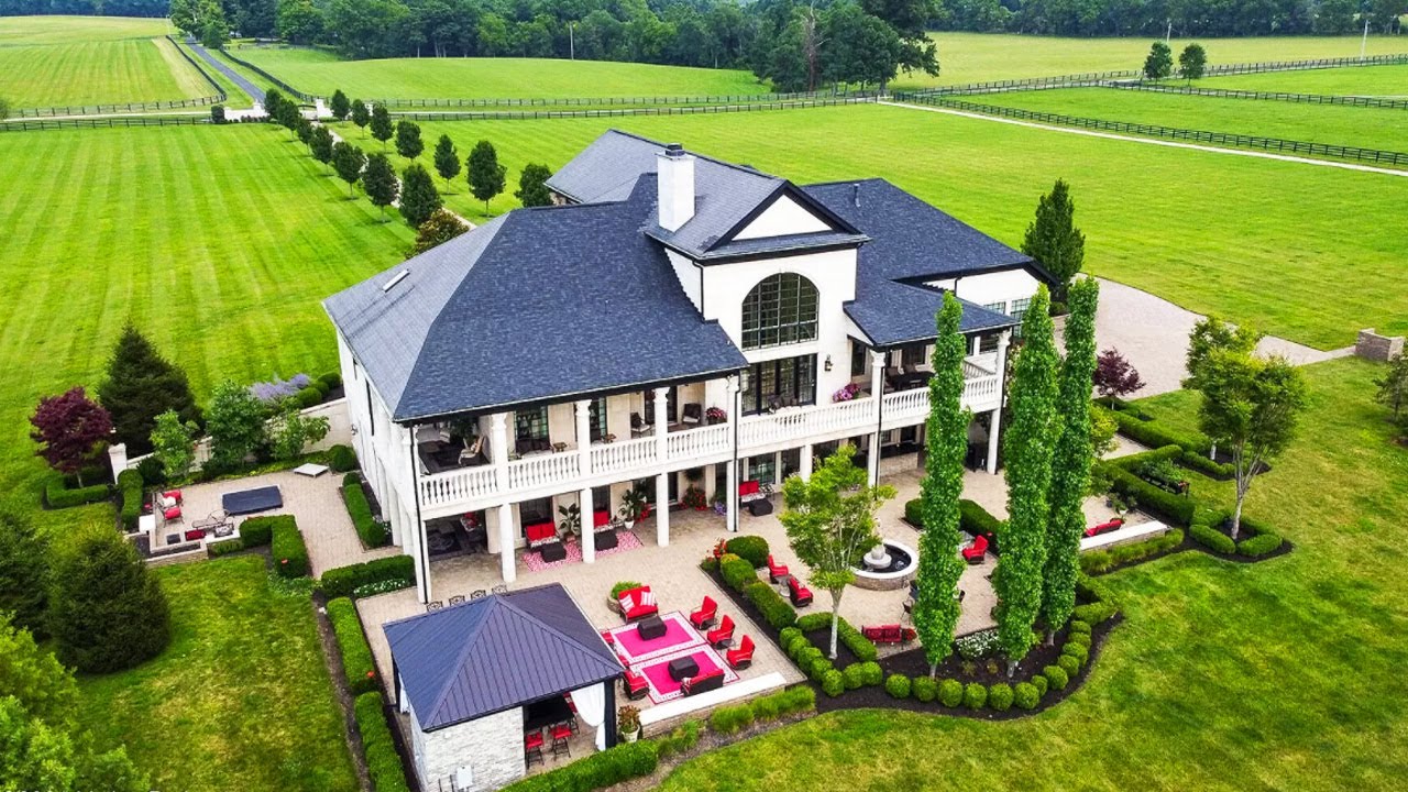 Luxury mansion in Kentucky for $ 3,500,000. House tour.