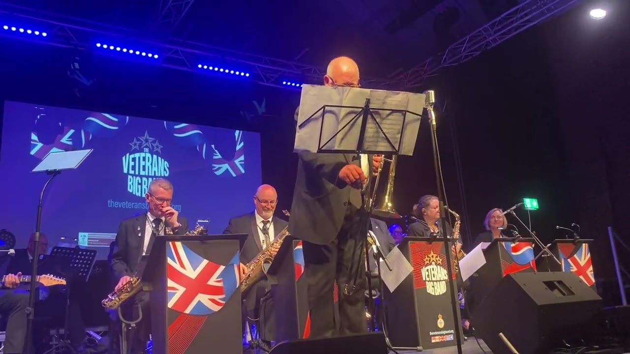 Veterans big band drilll Lincoln 18th of June 2023 special guest Andy Flaxman
