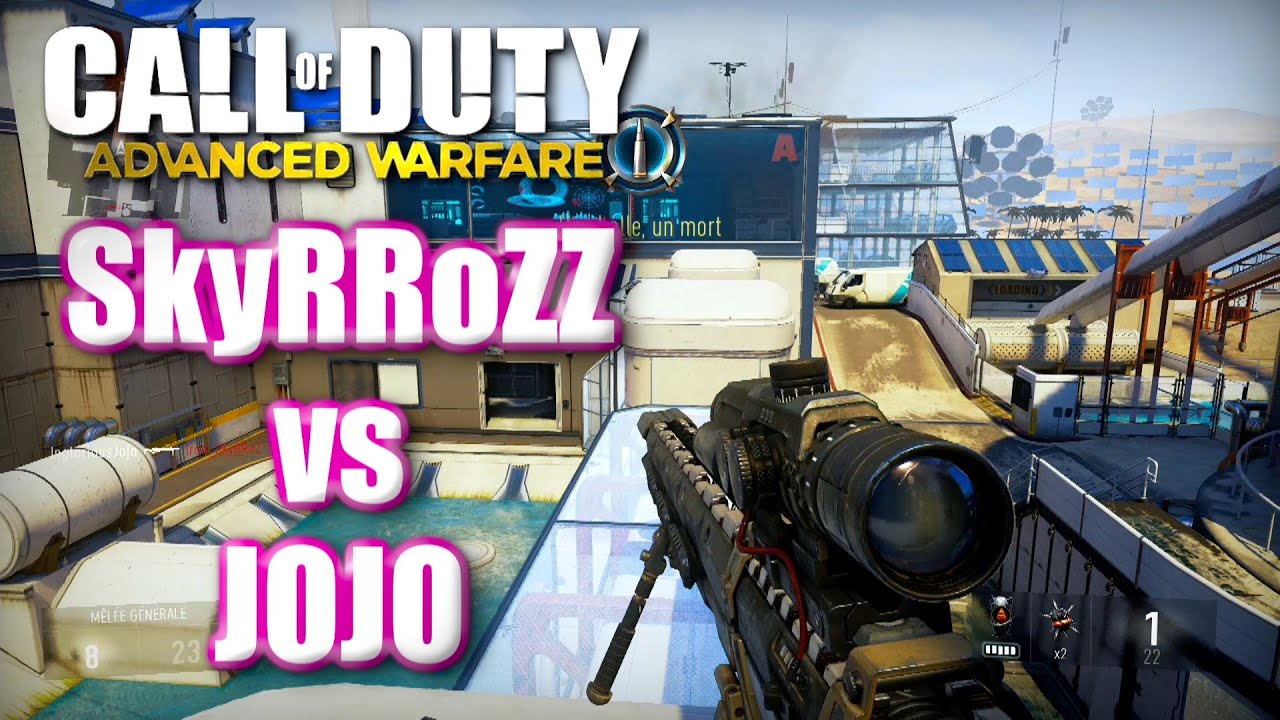 SkyRRoZ & JoJo - 1 vs 1 au Snipe sur Advanced Warfare