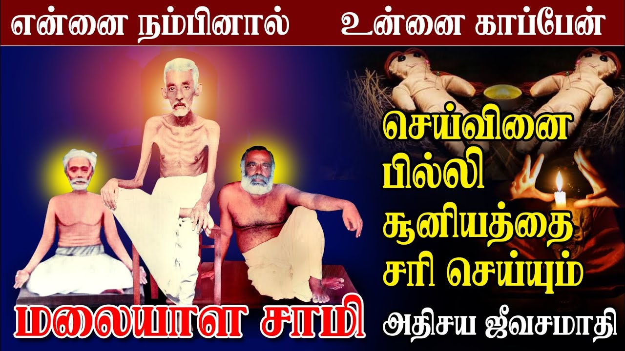 செய்வினை பில்லி சூனியத்தை சரிசெய்யும்மலையாள சாமி ஜீவசமாதி #jeevasamathi #wayofyogis