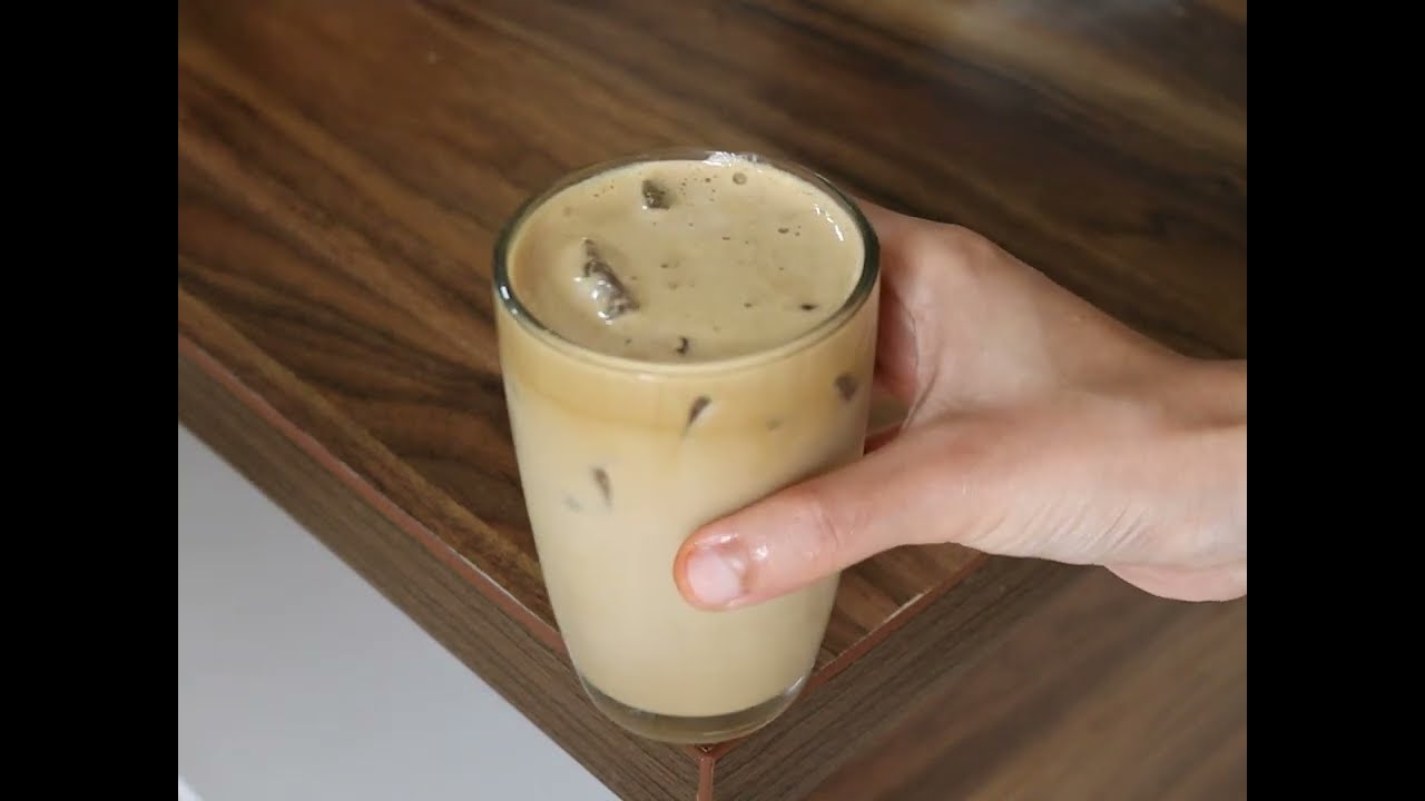 Sesame Milk Iced Latte recipe || Sesame milk latte || Plant based iced  latte