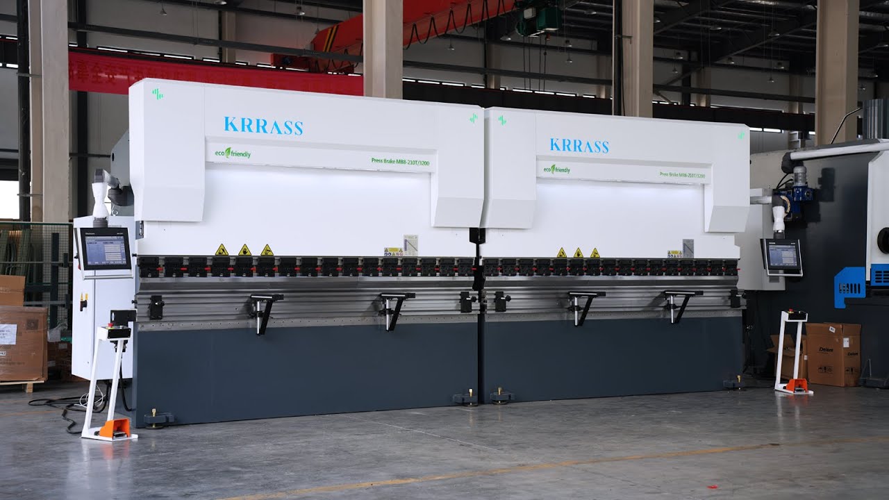 2XMB8-210T3200 Tandem CNC Hydraulic Press Brake Machine with DELEM DA58T Controller