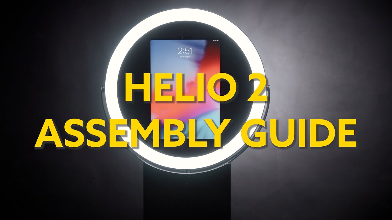 Helio V2 iPad Ring Light Photo Booth Assembly | Easy ipad Photobooth Setup