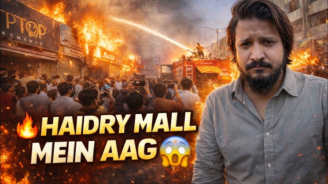 Haidry Mall Mein Khaternak Aag Lag Gai! Karachi Ka Khaufnaak Manzar | ICU Vlog 06 Series