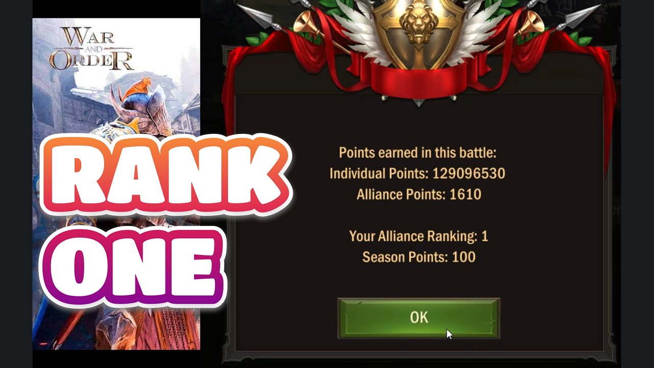 War and order :   Insane Fortwars ! TSS RANK 1