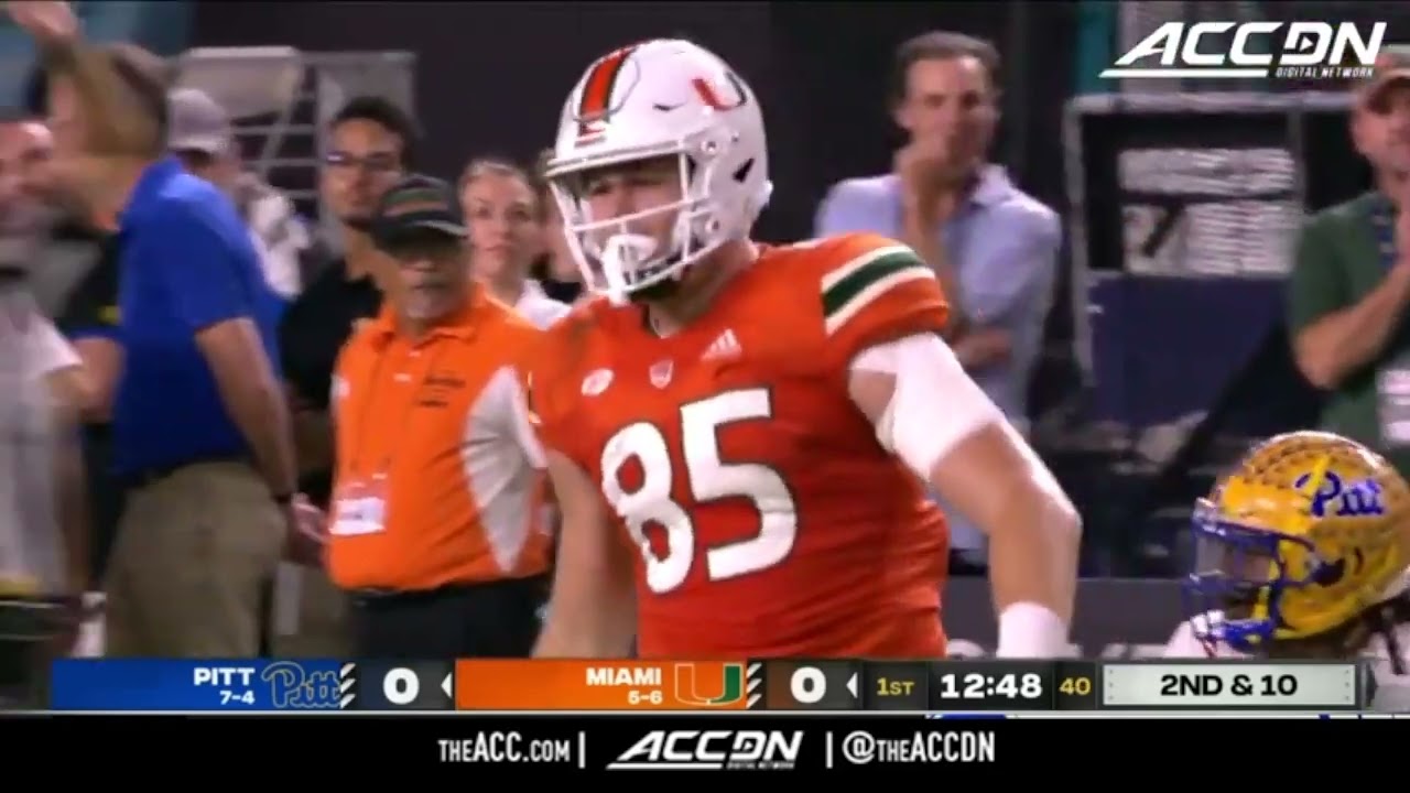 Best College Football Tight End Play of 2023