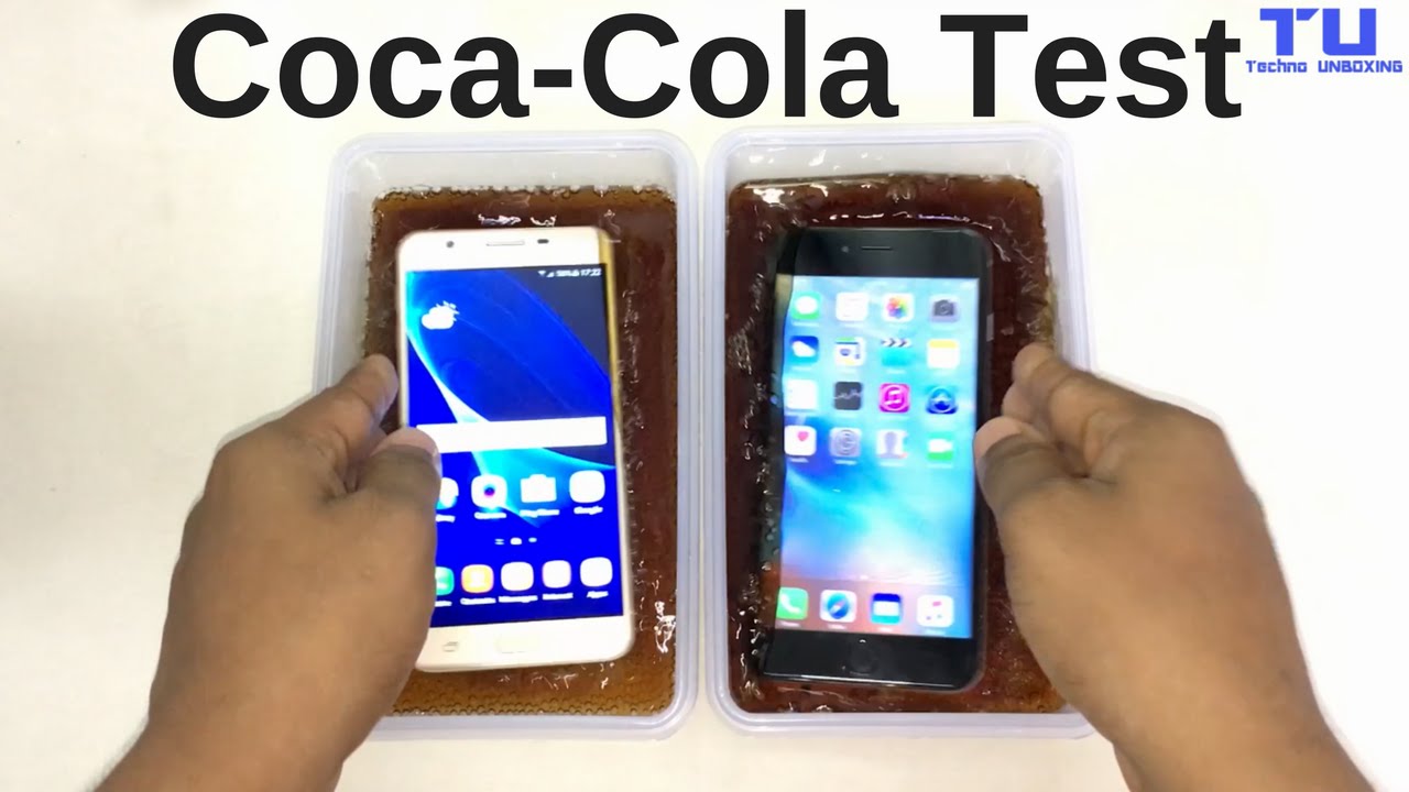 Тест на заморозку Coca-Cola между Samsung Galaxy J7 Prime и iPhone 6S Plus в течение 12 часов 30 ...