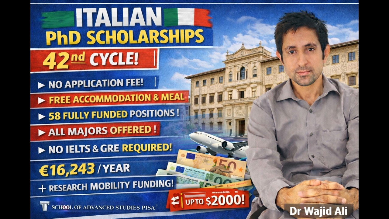 58 Fully Funded PhD PhD Positions in Italy | No Application Fee I Step-by-Step Application Guide