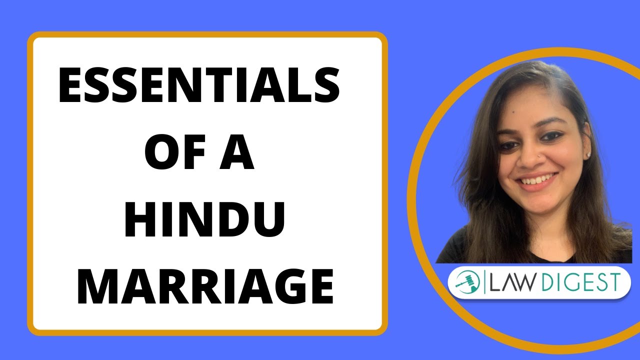 Hindu Marriage - Essentials | Hindu Marriage Act