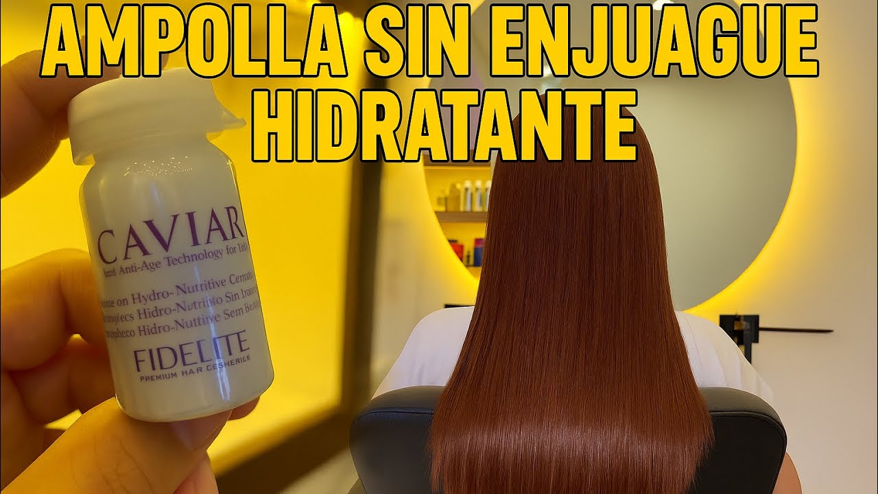 HIDRATACIÓN CAPILAR CON AMPOLLA , paso a paso. #nutricioncapilar #hidrataciónprofunda