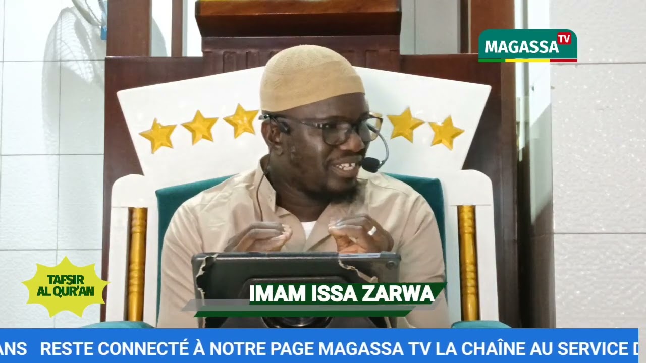 Tafsir Du Coran par IMAM issa ZARWA sourate N05  Al Maaida verset 31-32 /le 29/07/25